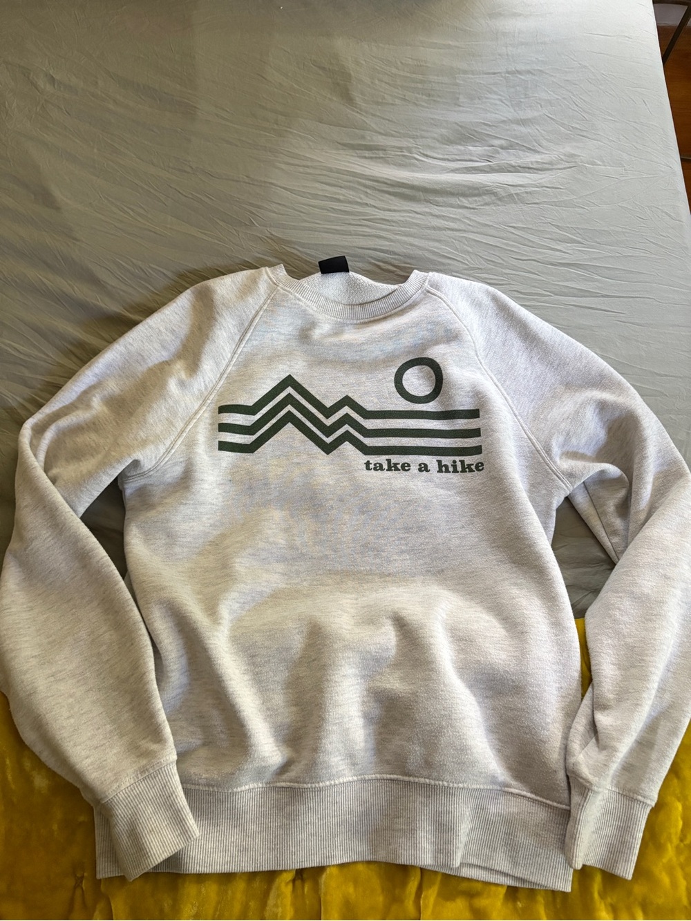 'Take a Hike' Graphic Crewneck Sweatshirt